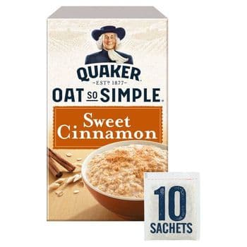 Quaker Oat So Simple Sweet Cinnamon Porridge 330G