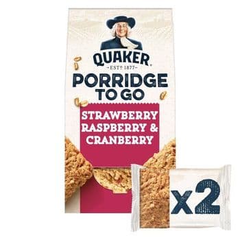 Quaker Porridge To Go Mixed Berries 2X55g