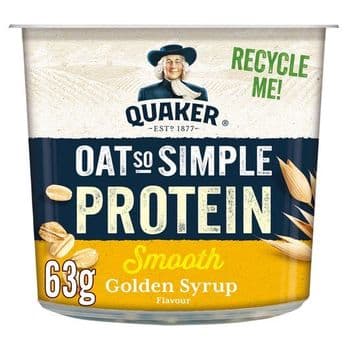 Quaker Protein Golden Syrup Porridge 63G