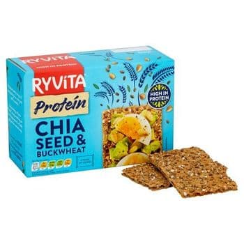 Ryvita Chia Seed & Buckwheat Protein Crisp Bread 200G