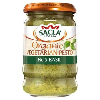 Sacla Organic Basil Pesto 190G
