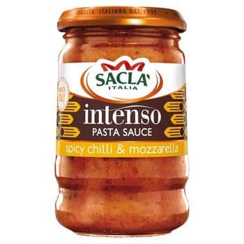 Sacla' Spicy Chilli & Mozzarella Intenso Sauce 190G