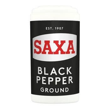 Saxa Black Pepper 25G