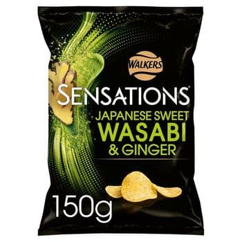 Sensations Wasabi & Ginger Crisps 150G