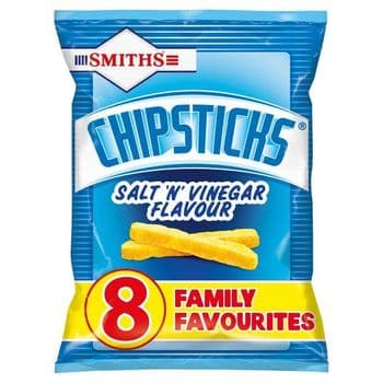 Smith's Chipsticks Salt & Vinegar 8 Pack