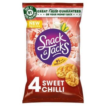 Snack A Jacks Sweet Chilli 4 Pack 88G