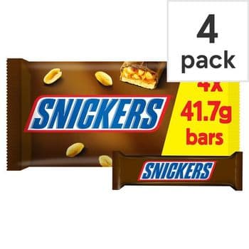 Snickers 4 Pack 166.8G
