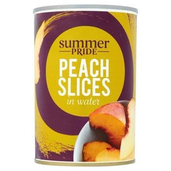 Summer Pride Peach Slices In Water 410G