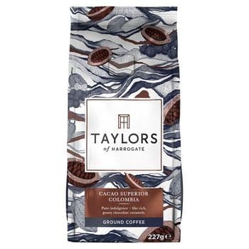 Taylors Cacao Colombia Ground Coffee 227G