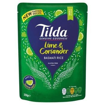 Tilda Steamed Lime & Coriander Basmati Rice 250G