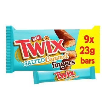 Twix Salted Caramel Fingers 9 X 23G