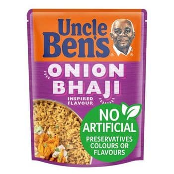 Uncle Bens Rice Onion Bhaji Microwave Rice 250G