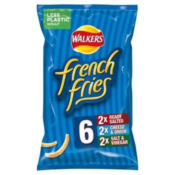 Walkers French Fries Variety Snacks 6X18g