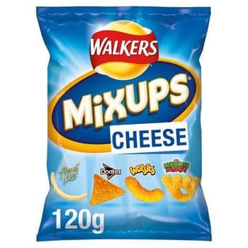 Walkers Mix Ups Cheese Snacks 120G