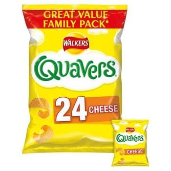 Walkers Quavers Cheese Snacks 24 X 16G