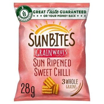 Walkers Sunbites Crisp Snacks Sweet Chilli 28G
