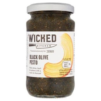 Wicked Kitchen Black Olive Pesto 190G