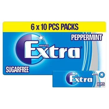 Wrigley's Extra Peppermint 6X10 Pieces 84G