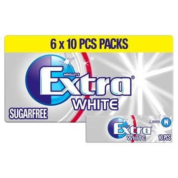 Wrigley's Extra White 6X10 Pieces 84G