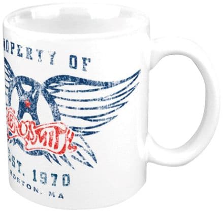 Aerosmith Boxed Mug Property Of Logo