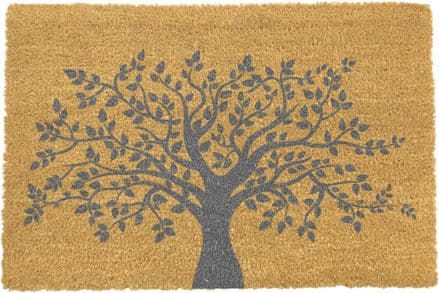 Artsy Doormats Grey Tree Of Life Doormat