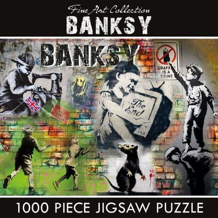 Banksy 1000 Piece Jigsaw Puzzle