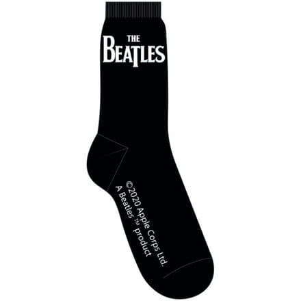 Beatles Logo Design Men's Calf Crew Socks (UK Size 7 - 11)