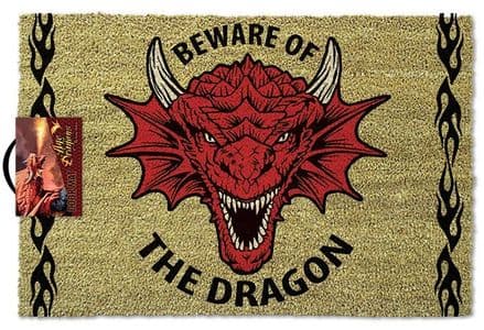 Beware Of The Dragon Doormat