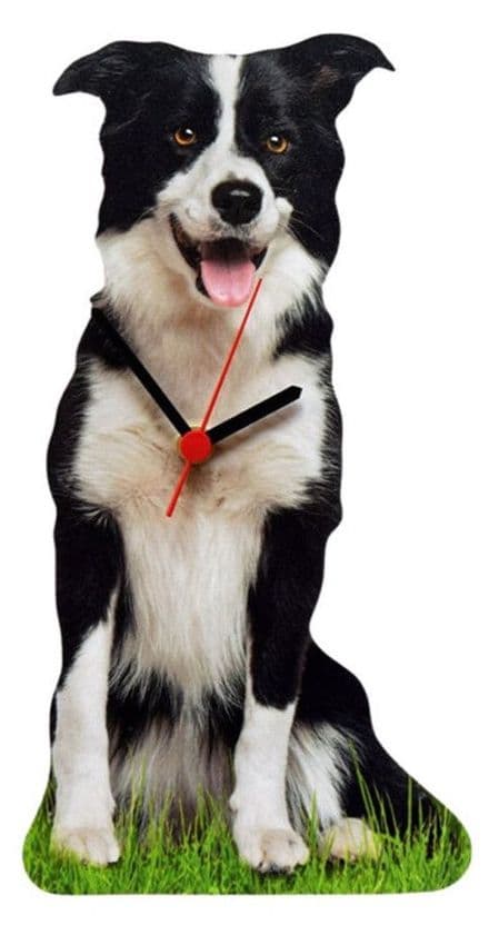 Border Collie Dog Full Wall Clock