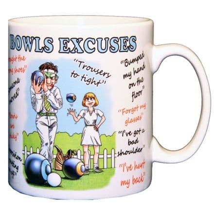 Bowls Excuses Ceramic Mug