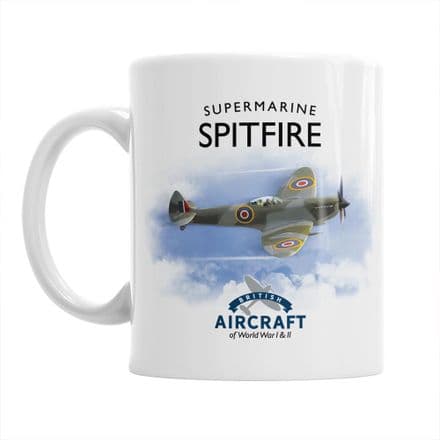 British Aircraft of WWI & WWII Mug: Supermarine Spitfire