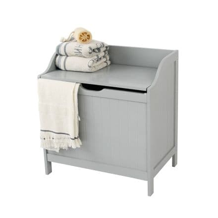 Colonial Grey Laundry Hamper Box