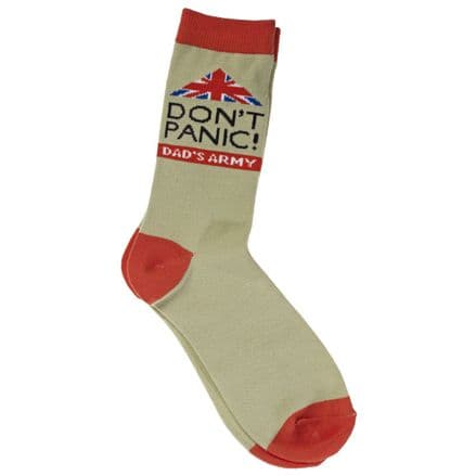 Dad's Army Socks "Don't Panic"