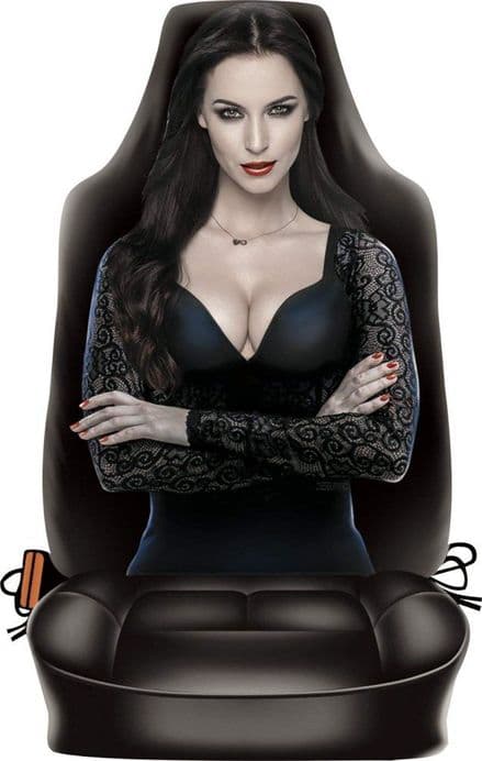 Dark Lady Novelty Front Car Seat Back Cover