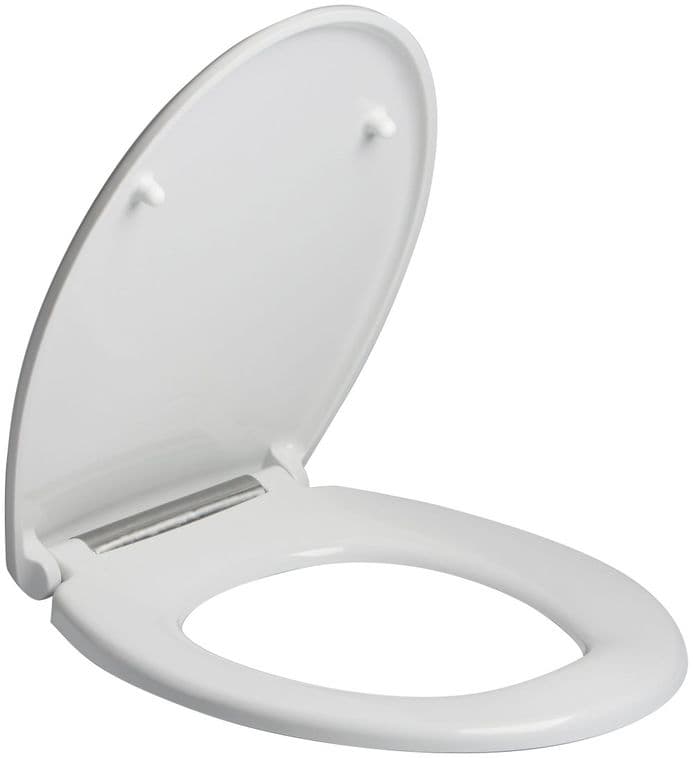 Euroshowers Ettan White Soft Close Toilet Seat 83510