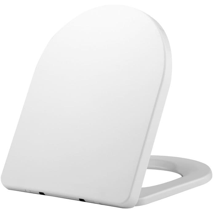 Euroshowers White Pp D Twentyone Quick Release And Soft Closing Toilet Seat