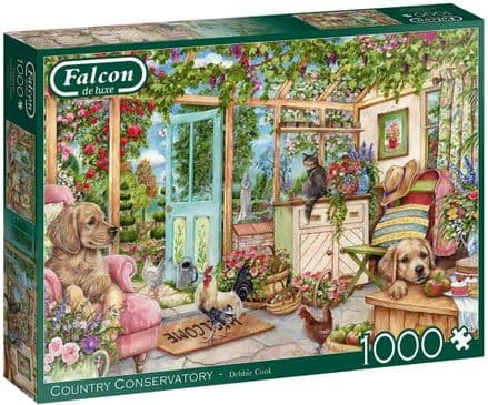 Falcon Deluxe Country Conservatory 1000 Piece Jigsaw Puzzle