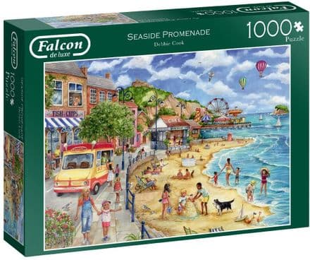 Falcon Deluxe Seaside Promenade 1000 Piece Jigsaw Puzzle
