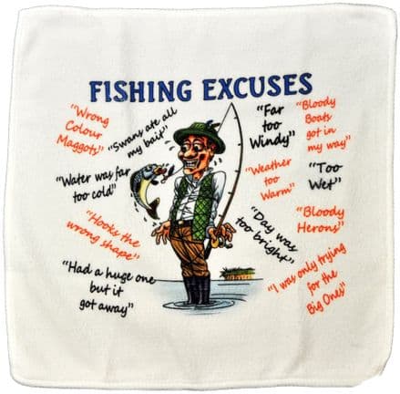 Fishing Excuses Microfibre Cleaning Cloth – Perfect for wiping down Rods and Tackle