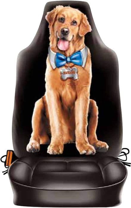 Funny Dog Novelty Front Car Seat Back Cover
