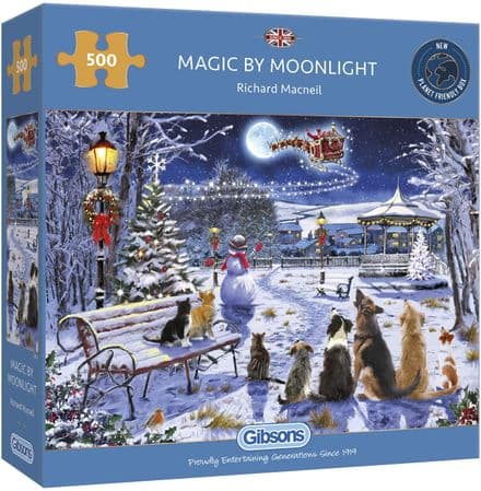 Gibsons  Magic By Moonlight 500 Piece Jigsaw Puzzle