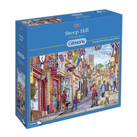 Gibsons  Steep Hill 1000 Piece Jigsaw Puzzle