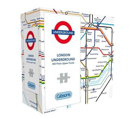 Gibsons  TFL London Underground Map 500 Piece Jigsaw Puzzle
