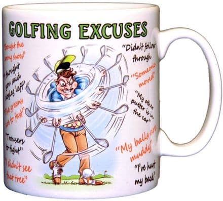 Golf Excuses Ceramic Mug