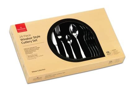 Grunwerg Windsor Style 24 Piece Cutlery Set