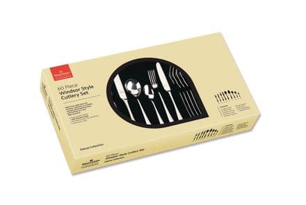 Grunwerg Windsor Style 60 Piece Cutlery Set