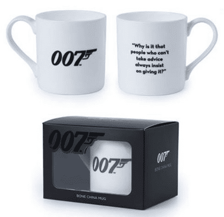 James Bond 007 Advice Bone China Mug