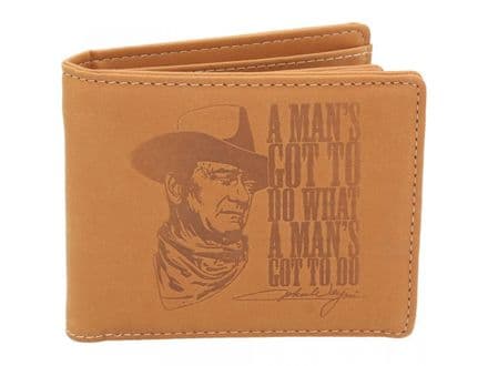 John Wayne "A man´s got to do what a man´s got to do" Wallet