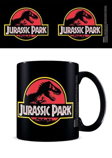 Jurassic Park (Classic Logo) Black Mug