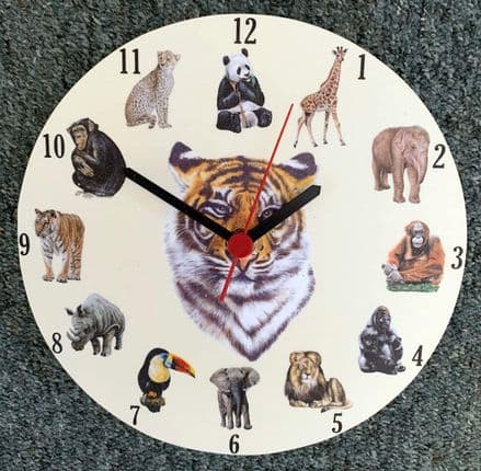 Larkrise Designs World Wildlife Clock